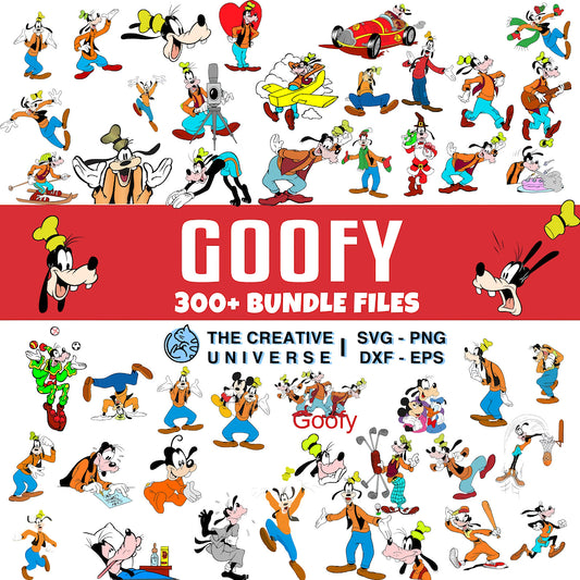 300 Goofy Svg Bundle, Bundle Cartoon Svg 37