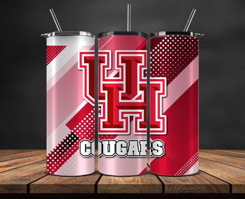Cougars Logo 20 oz Tumbler Png ,College Football 20 Oz Tumbler Wrap 39