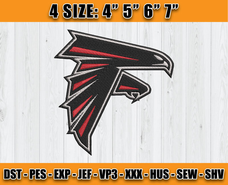 Atlanta Falcons Embroidery, NFL Falcons Embroidery, NFL Machine Embroidery Digital 39