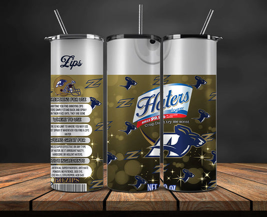 Zips Haters BeGone Tumbler Wrap, College Haters BeGone Tumbler Png 39