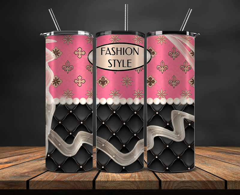 Fashion Style Tumbler Wrap , Luxury Logo Brand 119