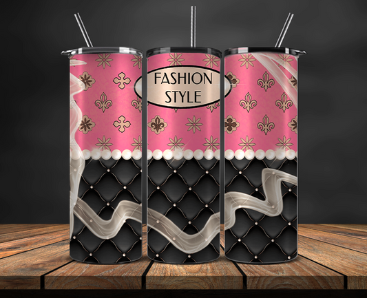 Fashion Style Tumbler Wrap , Luxury Logo Brand 119