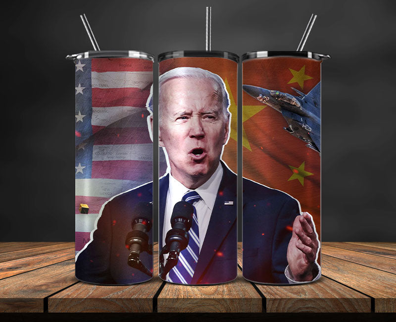 Joe Biden 2024 Tumbler Wrap,Joe Biden 2024 ,Presidential Election 2024 ,Race To The White House 03