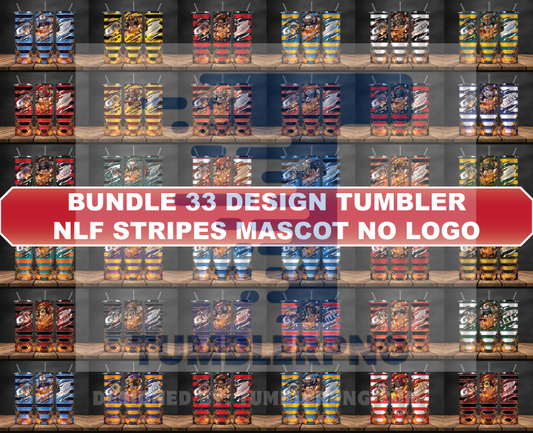 Bundle Logo Team NFL Tumbler Wrap, Bundle Sport Tumbler 41