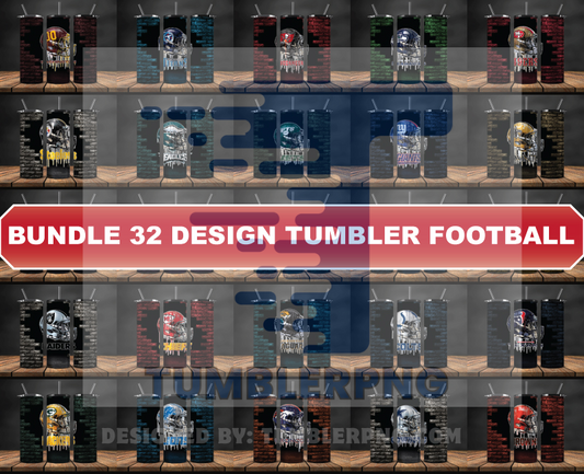 Bundle Logo Team NFL Tumbler Wrap, Bundle Sport Tumbler 42