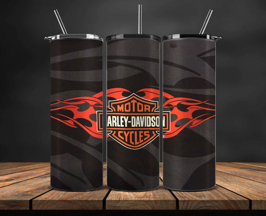 Harley Skinny Tumbler Png, Motor Harley Digital Tumbler Wrap, Harley Tumbler Wrap New 42