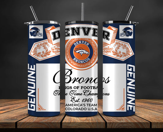 Denver Broncos Tumbler Wrap,Vintage Budweise Tumbler Wrap DS 43