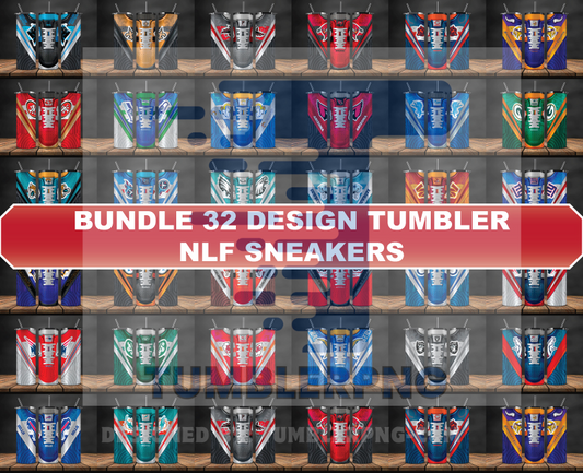 Bundle Logo Team NFL Tumbler Wrap, Bundle Sport Tumbler 43