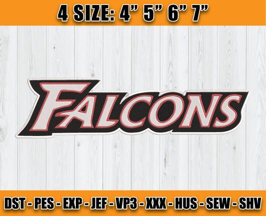 Atlanta Falcons Embroidery, NFL Falcons Embroidery, NFL Machine Embroidery Digital 44