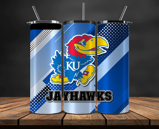 Jayhawks Logo 20 oz Tumbler Png ,College Football 20 Oz Tumbler Wrap 45