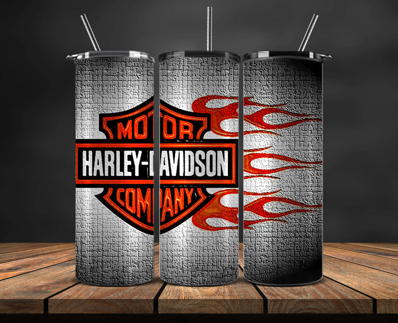 Harley Skinny Tumbler Png, Motor Harley Digital Tumbler Wrap, Harley Tumbler Wrap New 45