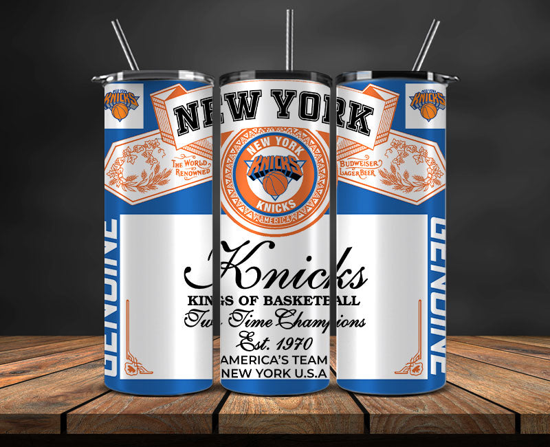 New York Knicks Tumbler Wrap, Basketball Design,NBA Teams,NBA Sports,Nba Tumbler Wrap,NBA DS-45