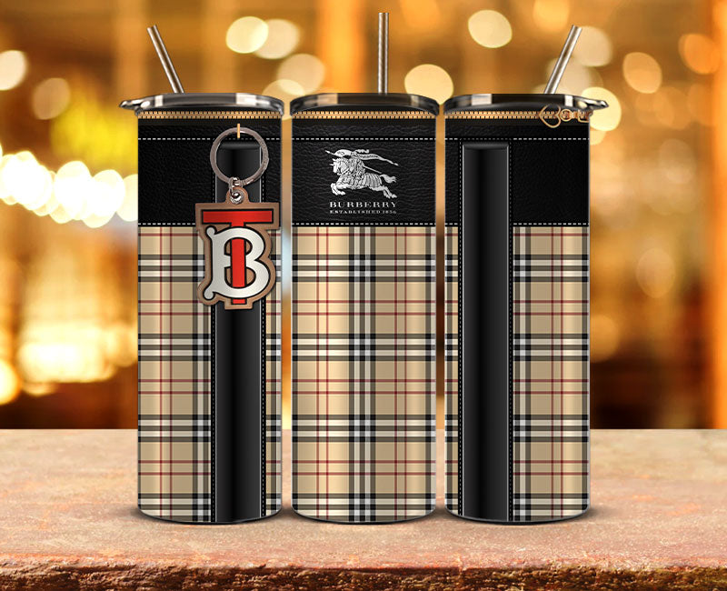 Burberry Tumbler Wrap, Burberry Tumbler Png, Burberry Logo,Luxury Logo Brand 46