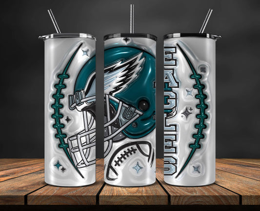 Philadelphia Eagles Inflated Puffy Tumbler Wraps , Nfl Tumbler Png 47