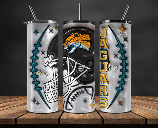 Jacksonville Jaguars Inflated Puffy Tumbler Wraps , Nfl Tumbler Png 50