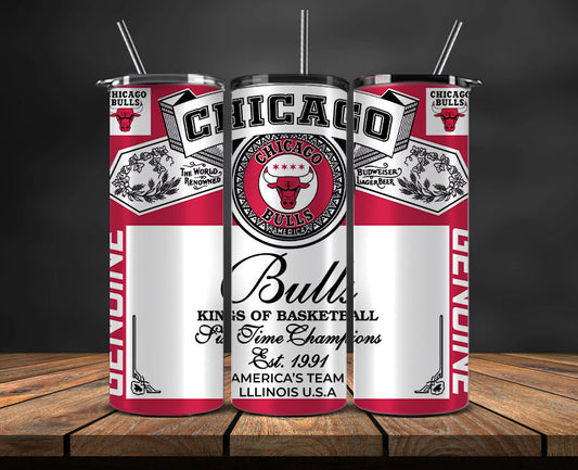 Chicago Bulls Tumbler Wrap, Basketball Design,NBA Teams,NBA Sports,Nba Tumbler Wrap,NBA DS-50