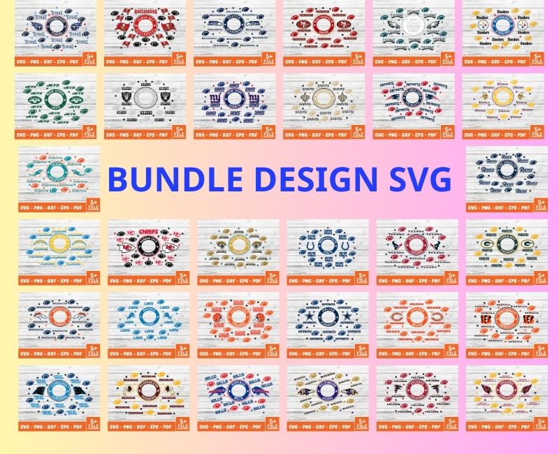 Bundle Wrap Football Svg, Template Svg, Football Svg