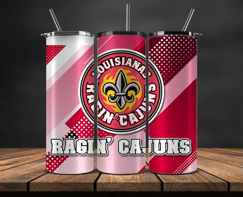 Ragin Cajuns Logo 20 oz Tumbler Png ,College Football 20 Oz Tumbler Wrap 50