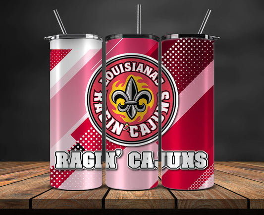 Ragin Cajuns Logo 20 oz Tumbler Png ,College Football 20 Oz Tumbler Wrap 50