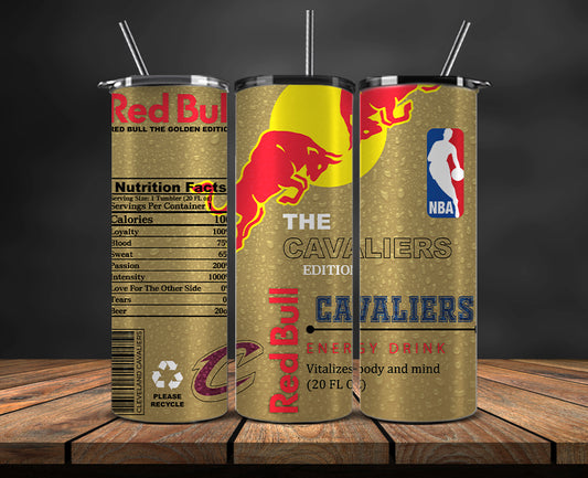 Cleveland Cavaliers Tumbler Wraps, NBA Red Bull Tumbler Wrap 51