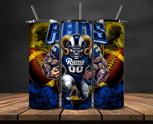 Los Angeles Rams Tumbler Wrap, NFL Tumbler Wrap By AI, AI Tumbler Wrap 51