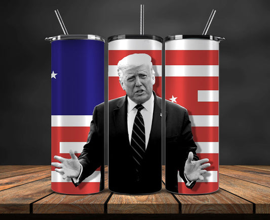 Donald Trump 2024 Tumbler Wrap,Trump 2024 ,Presidential Election 2024 ,Race To The White House 52