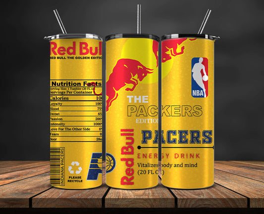 Indiana Pacers Tumbler Wraps, NBA Red Bull Tumbler Wrap 53