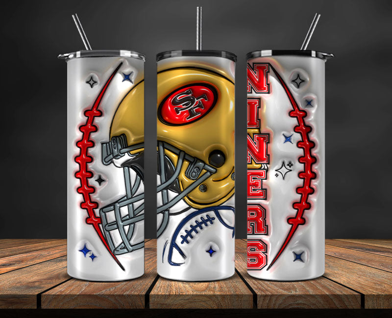 San Francisco 49ers Inflated Puffy Tumbler Wraps , Nfl Tumbler Png 53