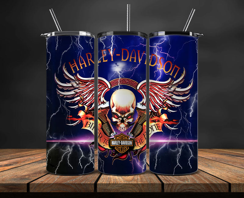 Harley Skinny Tumbler Png, Motor Harley Digital Tumbler Wrap, Harley Tumbler Wrap New 53
