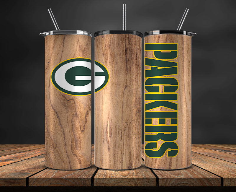 Green Bay Packers Tumbler Wrap, NFL Logo Tumbler Png, NFL Design Png-54