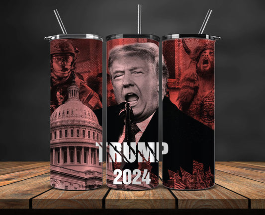 Donald Trump 2024 Tumbler Wrap,Trump 2024 ,Presidential Election 2024 ,Race To The White House 54