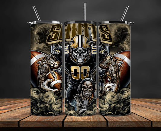 New Orleans Saints Tumbler Wrap, NFL Tumbler Wrap By AI, AI Tumbler Wrap 55