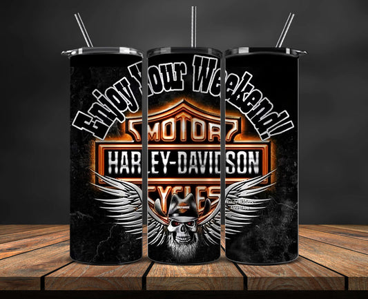 Harley Skinny Tumbler Png, Motor Harley Digital Tumbler Wrap, Harley Tumbler Wrap New 56