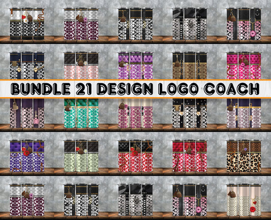 Bundle Logo Fashion Luxury Tumbler Wrap, Full Tumbler Wrap, Tumblers Designs Skinny Straight & Tapered Png 56