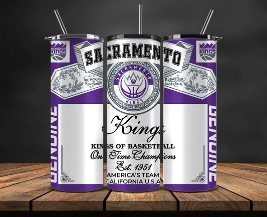 Sacramento Kings Tumbler Wrap, Basketball Design,NBA Teams,NBA Sports,Nba Tumbler Wrap,NBA DS-56
