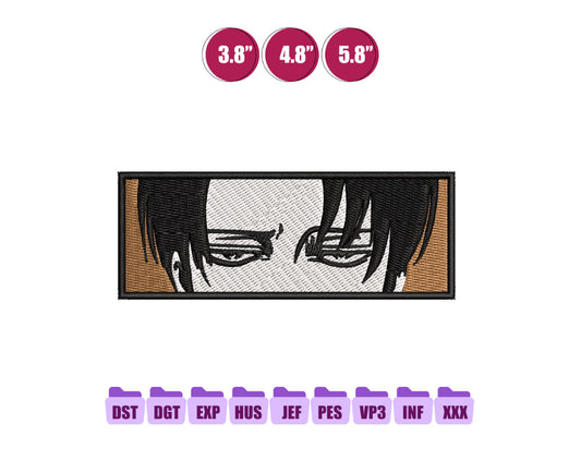 Attack on Titan Anime Embroidery Design, Anime Machine Embroidery Design 57