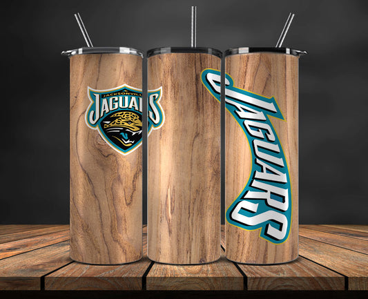 Jacksonville Jaguars Tumbler Wrap, NFL Logo Tumbler Png, NFL Design Png-57