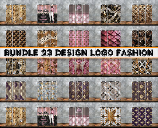 Bundle Logo Fashion Luxury Tumbler Wrap, Full Tumbler Wrap, Tumblers Designs Skinny Straight & Tapered Png 58