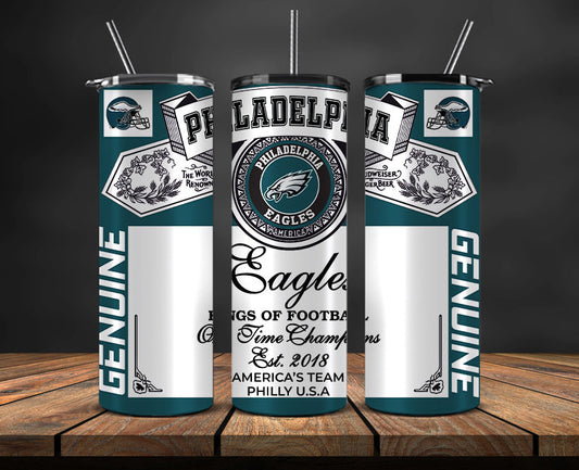 Philadelphia Eagles Tumbler Wrap,Vintage Budweise Tumbler Wrap DS 59