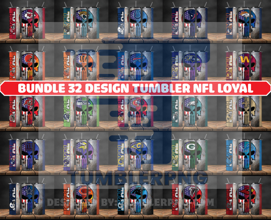 Bundle Logo Team NFL Tumbler Wrap, Bundle Sport Tumbler 59