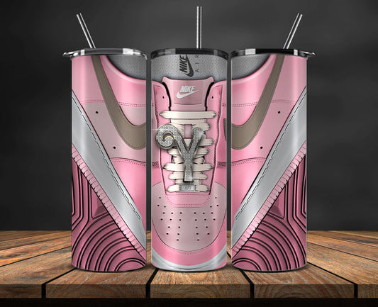 Alphabet Sneaker Tumbler Wrap ,Pink Diamond Sneaker Tumbler Wrap 05