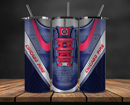 Chicago Fire Tumbler Wrap, MLS Sneakers Tumbler Wrap 05