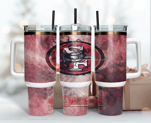 San Francisco 49ers Tumbler 40oz Png,  40oz Tumbler Skinny  60