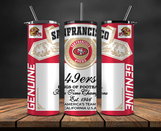 San Francisco 49ers Tumbler Wrap,Vintage Budweise Tumbler Wrap DS 61