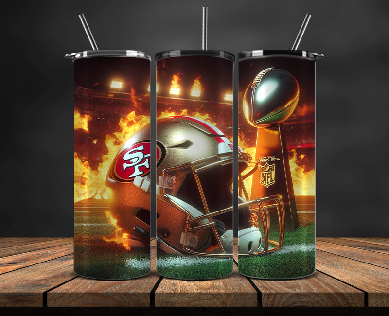 San Francisco 49ers Super Bowl Tumbler Png, Super Bowl 2024 Tumbler Wrap 61