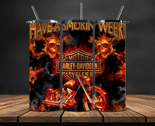 Harley Skinny Tumbler Png, Motor Harley Digital Tumbler Wrap, Harley Tumbler Wrap New 62