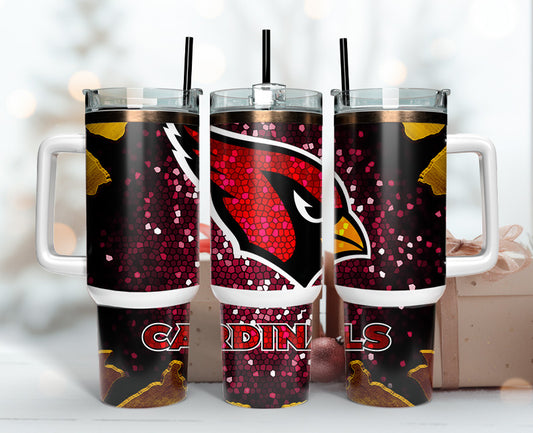 Arizona Cardinals Tumbler 40oz Png, 40oz Tumler Png 63