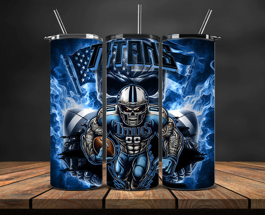 Tennessee Titans Fire Tumbler Wraps,NFL Tumbler Wrap By AI, AI Tumbler Design 63