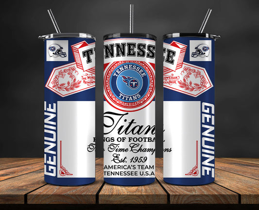 Tennessee Titans Tumbler Wrap,Vintage Budweise Tumbler Wrap DS 64