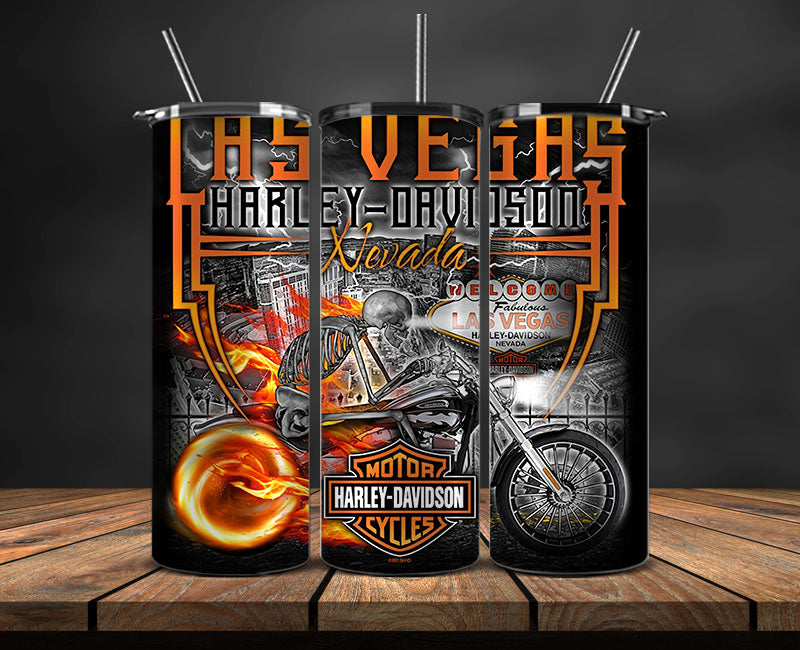 Harley Skinny Tumbler Png, Motor Harley Digital Tumbler Wrap, Harley Tumbler Wrap New 65
